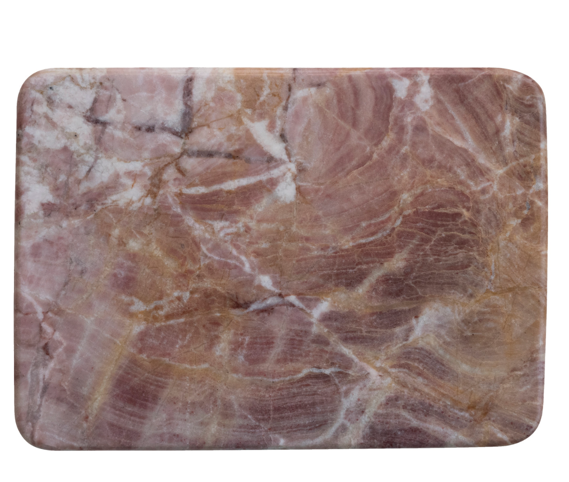 MARBLE CUTTING BOARD, PINK