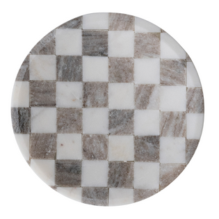 MARBLE CHECKERED CHEESE SERVING TRAY