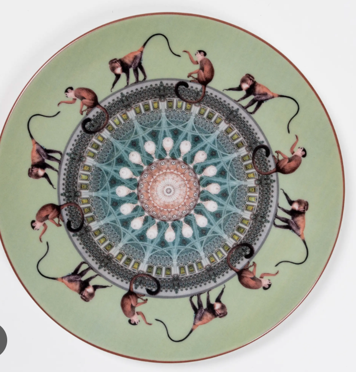 CONSTANTINOPOLI LINE PORCELAIN SALAD PLATE