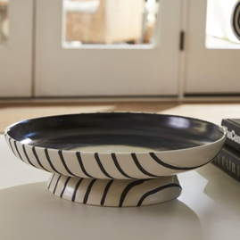 CONTOUR FOOTED BOWL 14X3.75