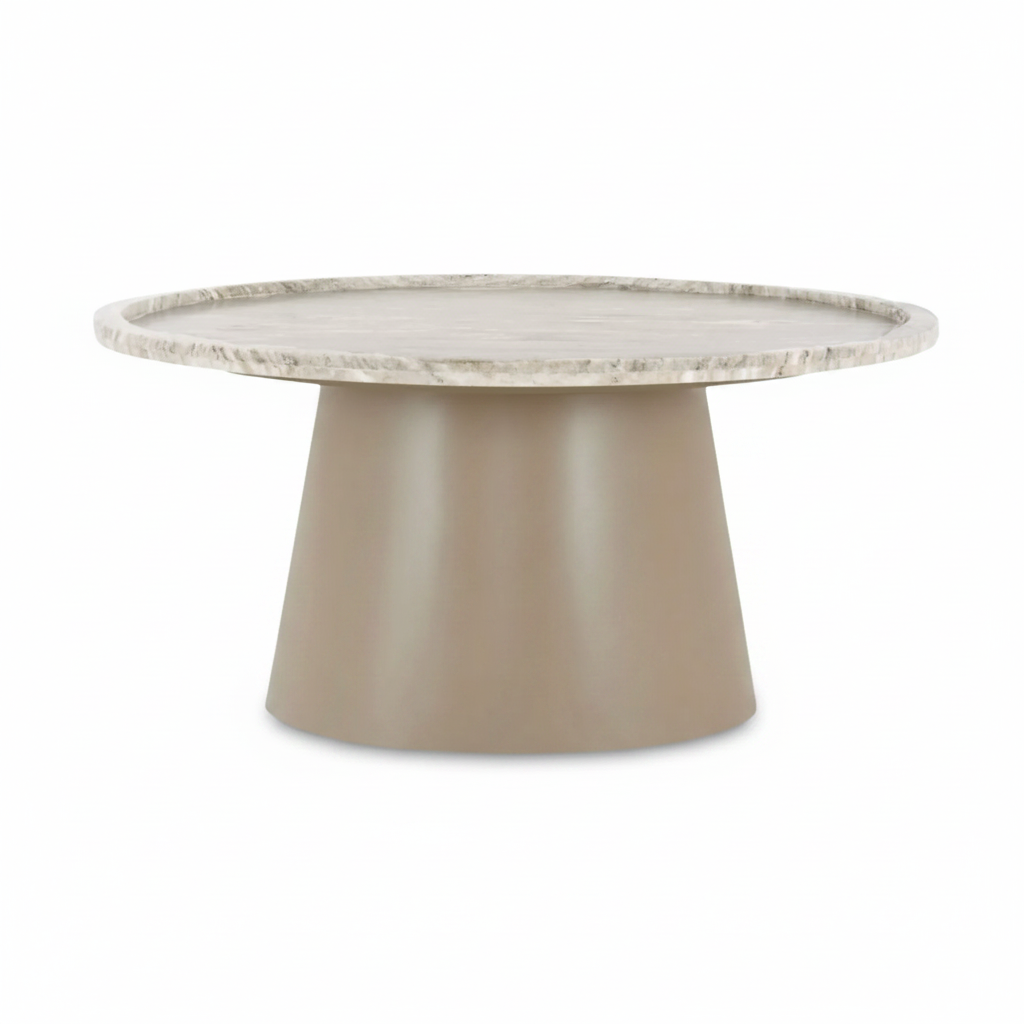 Kimberley Coffee Table White Marble