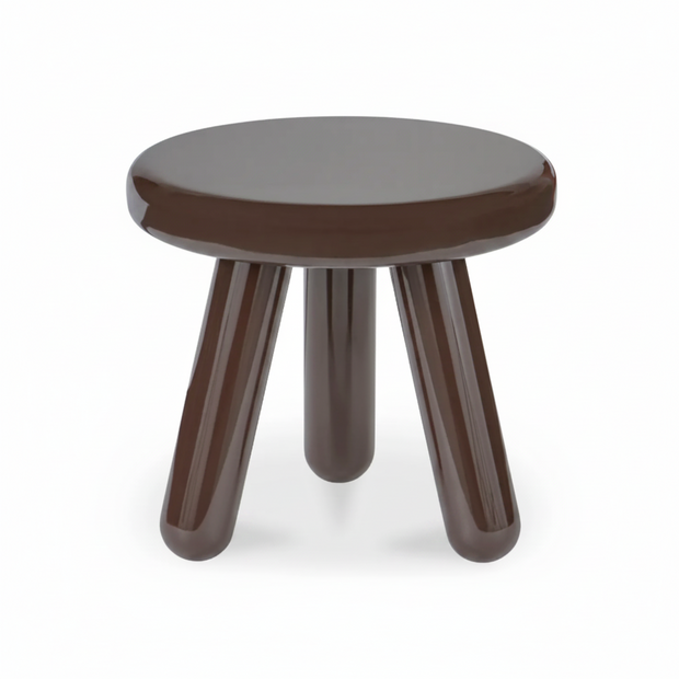 Joy Accent Table Dark Brown Lacquer