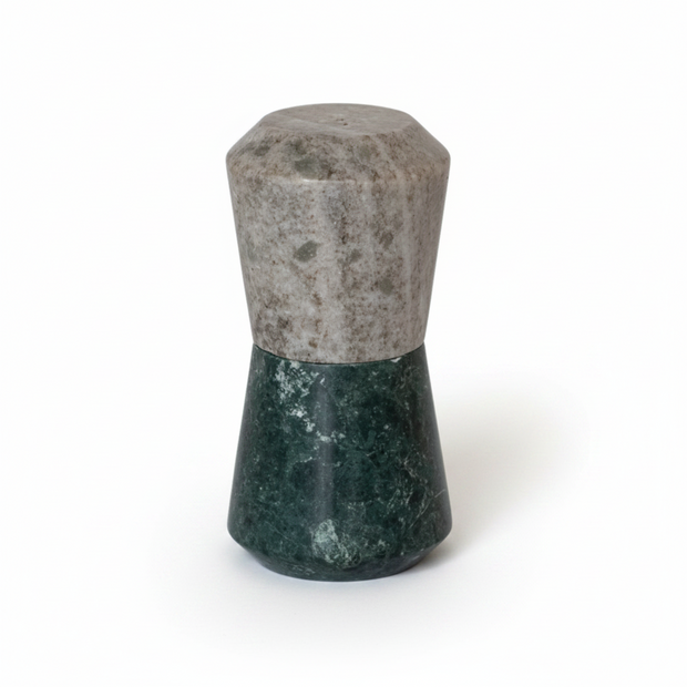 MARBLE STACKABLE SALT & PEPPER SHAKERS