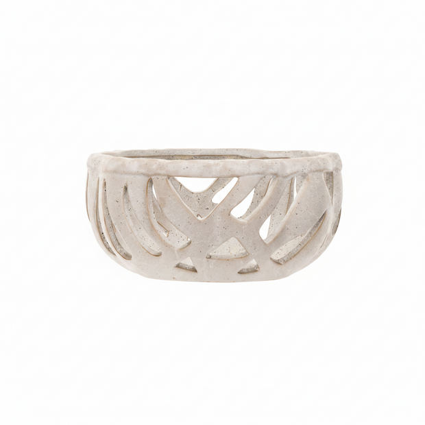 STONEWARE FRUIT BASKET