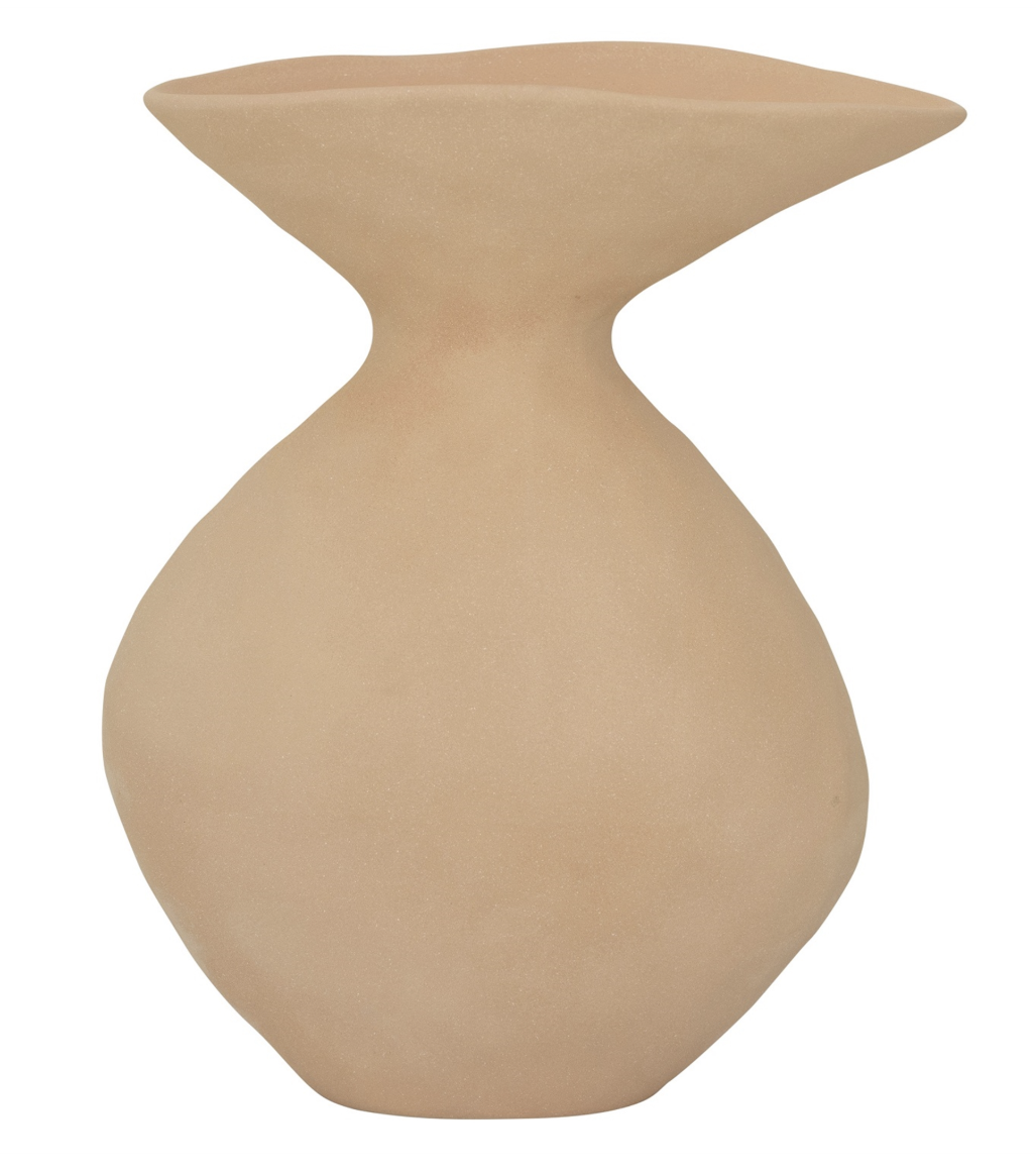 VASE FLOW DUSTY CORAL