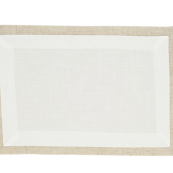 DOUBLE LAYER PLACEMAT- IVORY