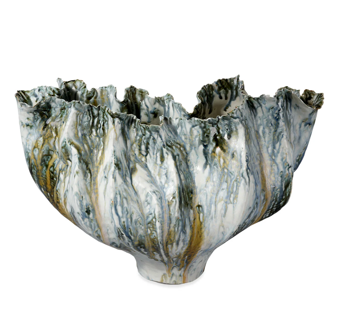 BELUGA VASE BLUE