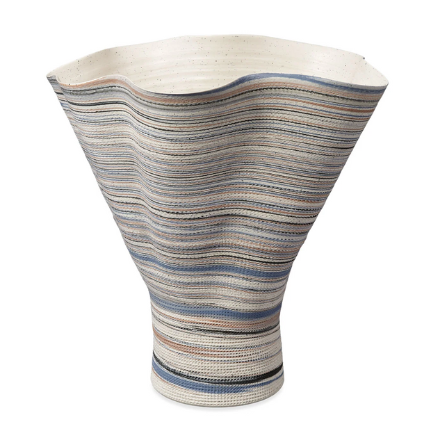 SPLAYED VASE BLUE