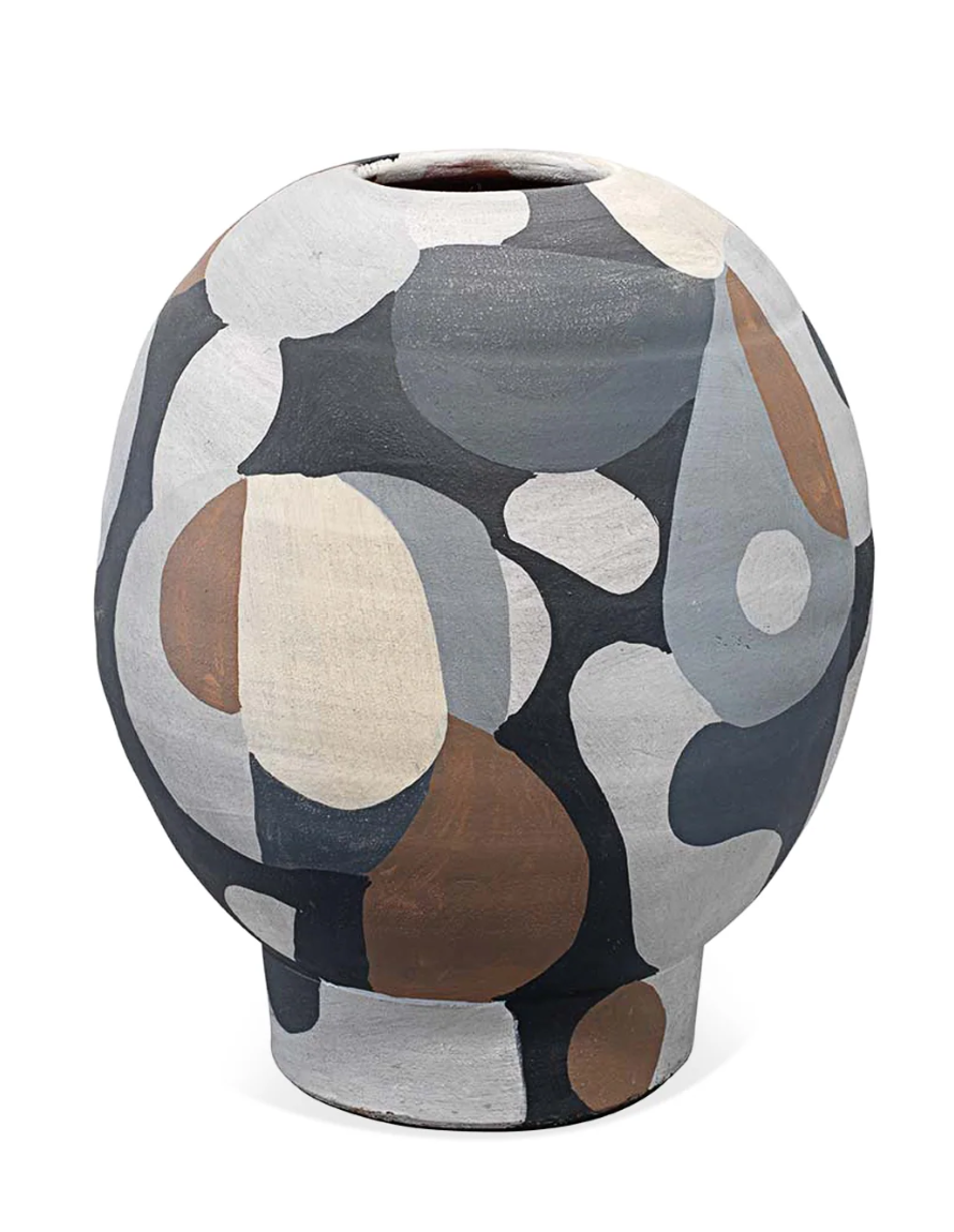 PABLO SHORT VASE - NEUTRAL