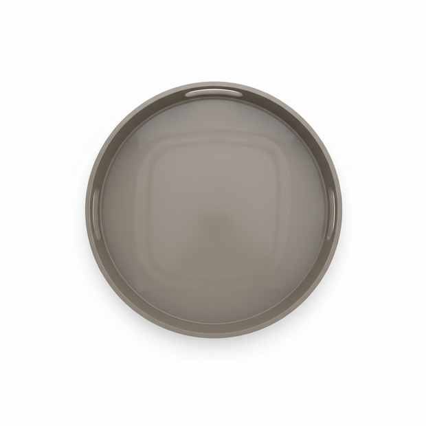 MDF LACQUERED TRAYS W HANDLES SMALL