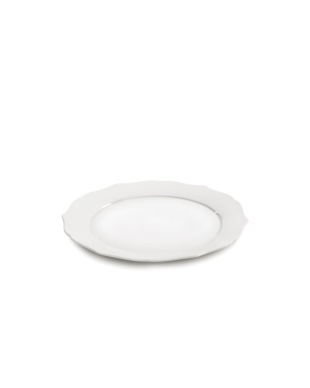 PLATE L WHITE SILHOUETTE