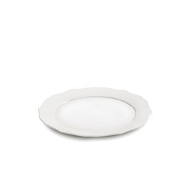 PLATE L WHITE SILHOUETTE