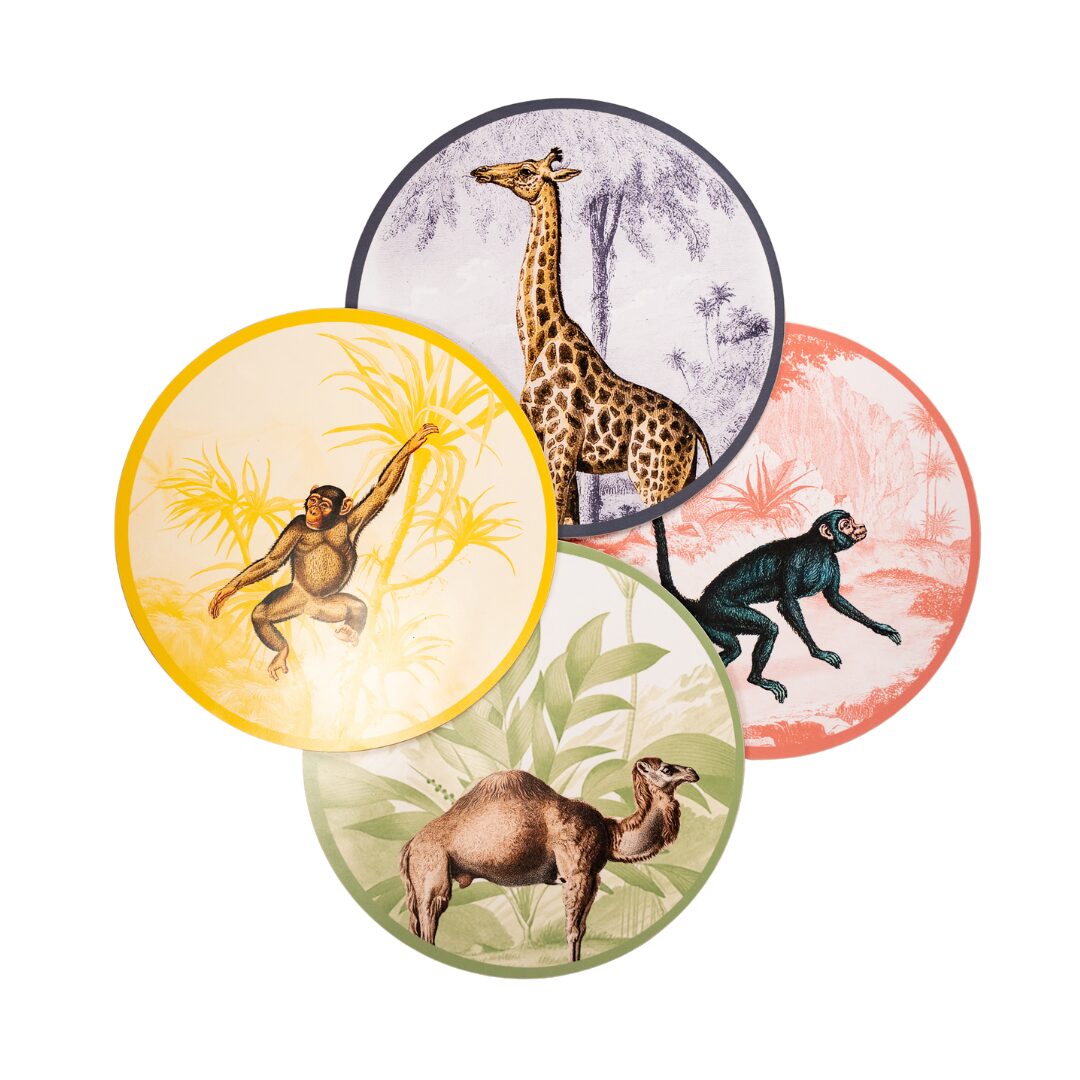 MENAGERIE WOODEN PLACEMAT (SET OF 4)