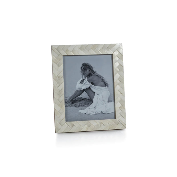 BONE BRAIDED PHOTO FRAME 8X10