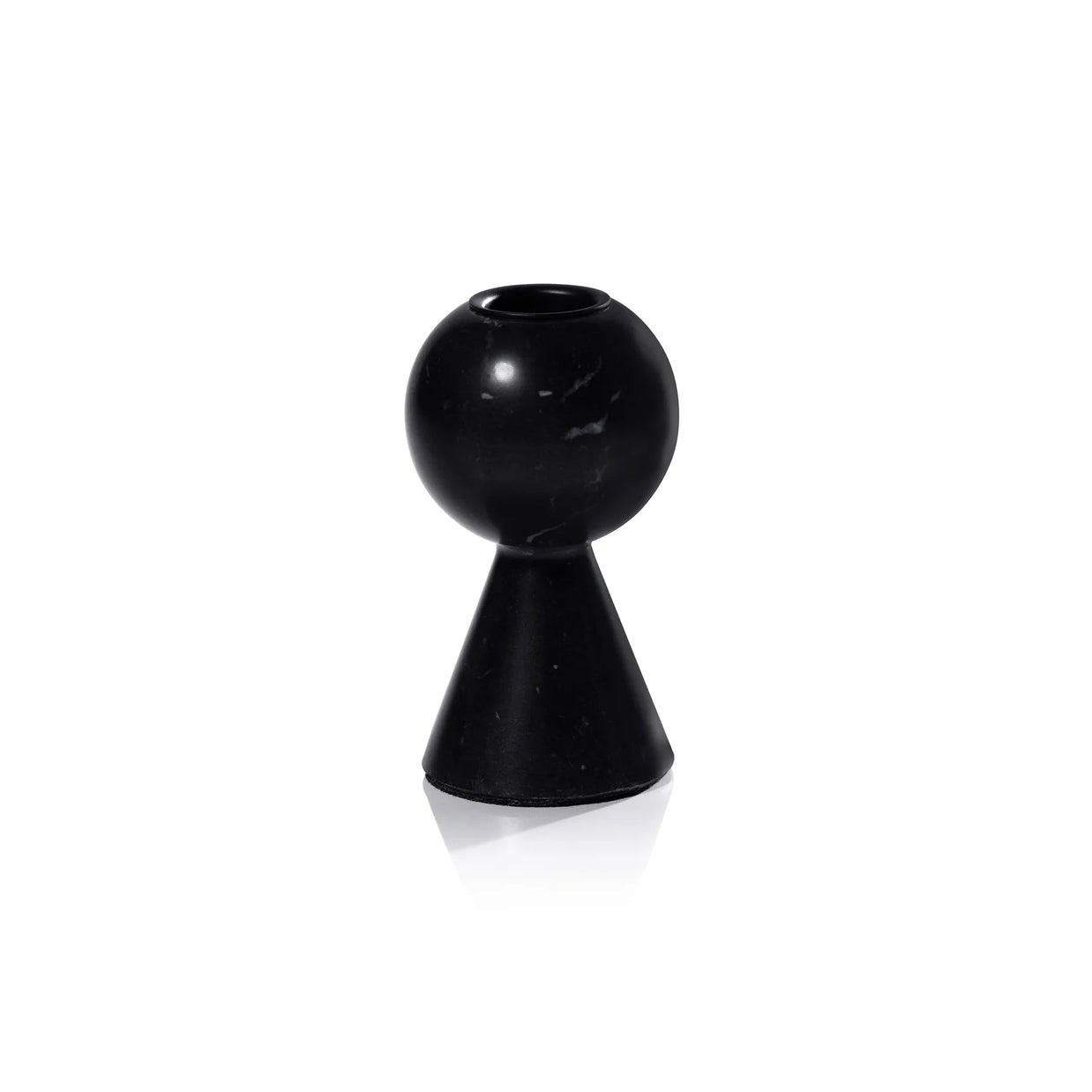 KYOTO MODERN CANDLE HOLDER BLACK MARQUNIO SMALL