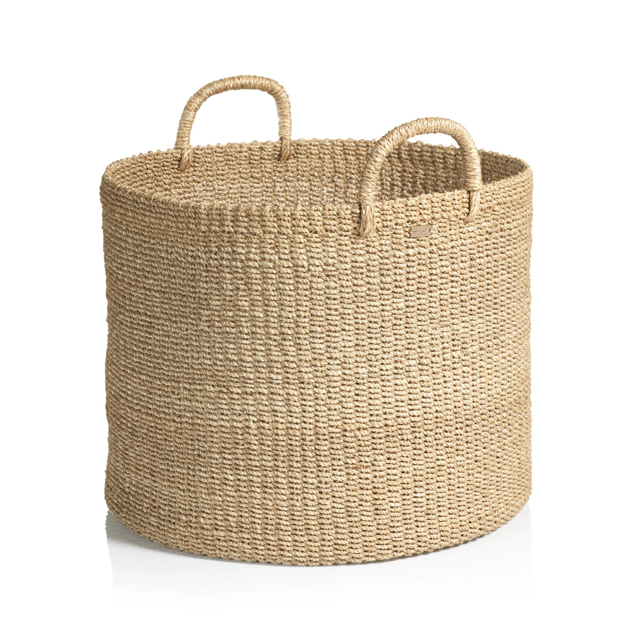 CAMILLE ROUND ABACA BASKET