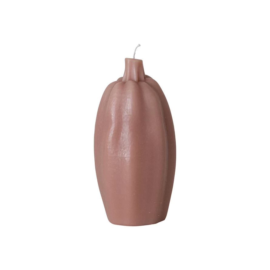 UNSCENTED SQUASH SHAPED CANDLE