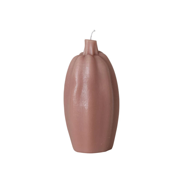 UNSCENTED SQUASH SHAPED CANDLE