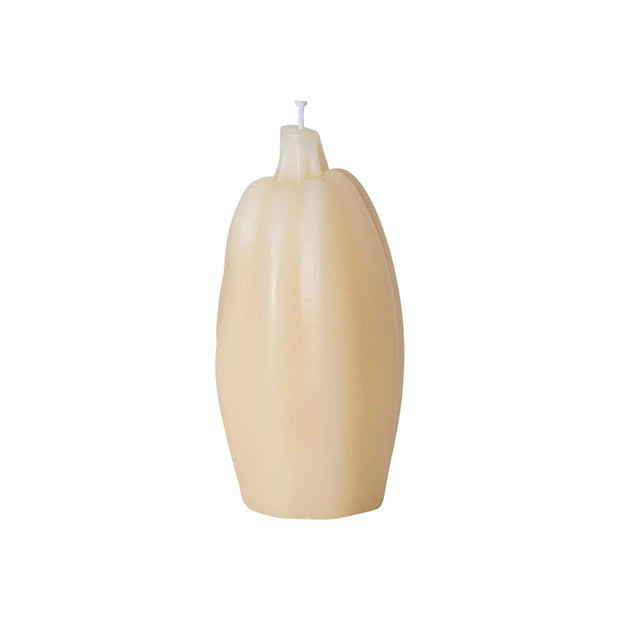 UNSCENTED SQUASH SHAPED CANDLE