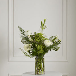 CLEAR CYLINDER VASE 4X8