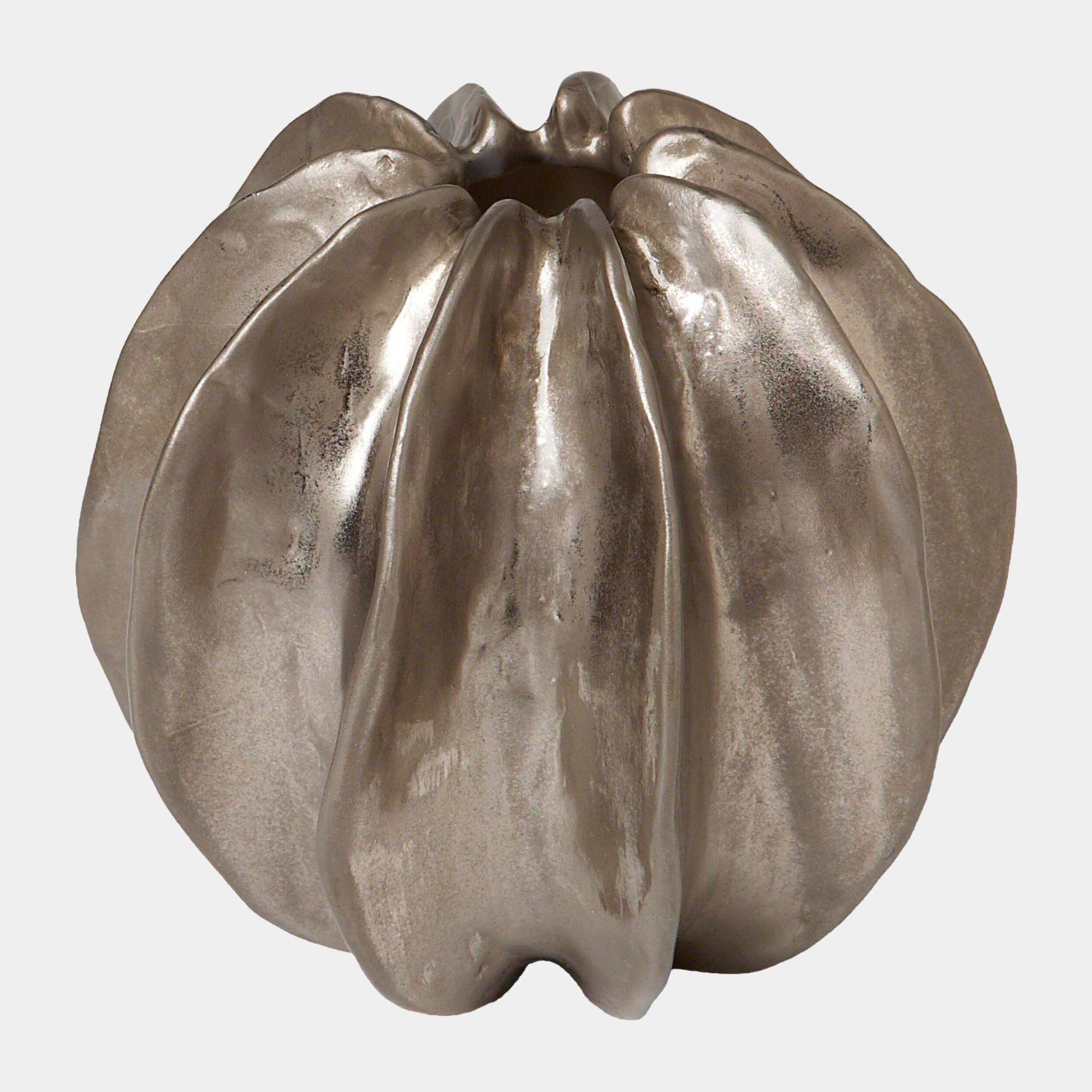 Sea Star Vase-Matte Silver