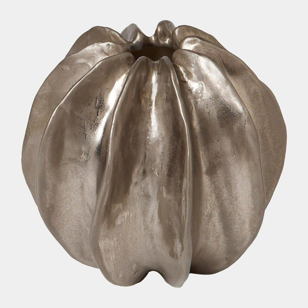 Sea Star Vase-Matte Silver