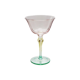 HAND-BLOWN STEMMED WINE GLASS