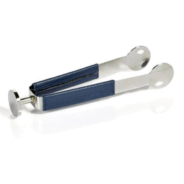 LAGUNA NICKEL & LEATHER ICE TONG