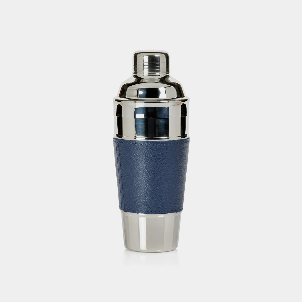 LAGUNA NICKEL & LEATHER COCKTAIL SHAKER