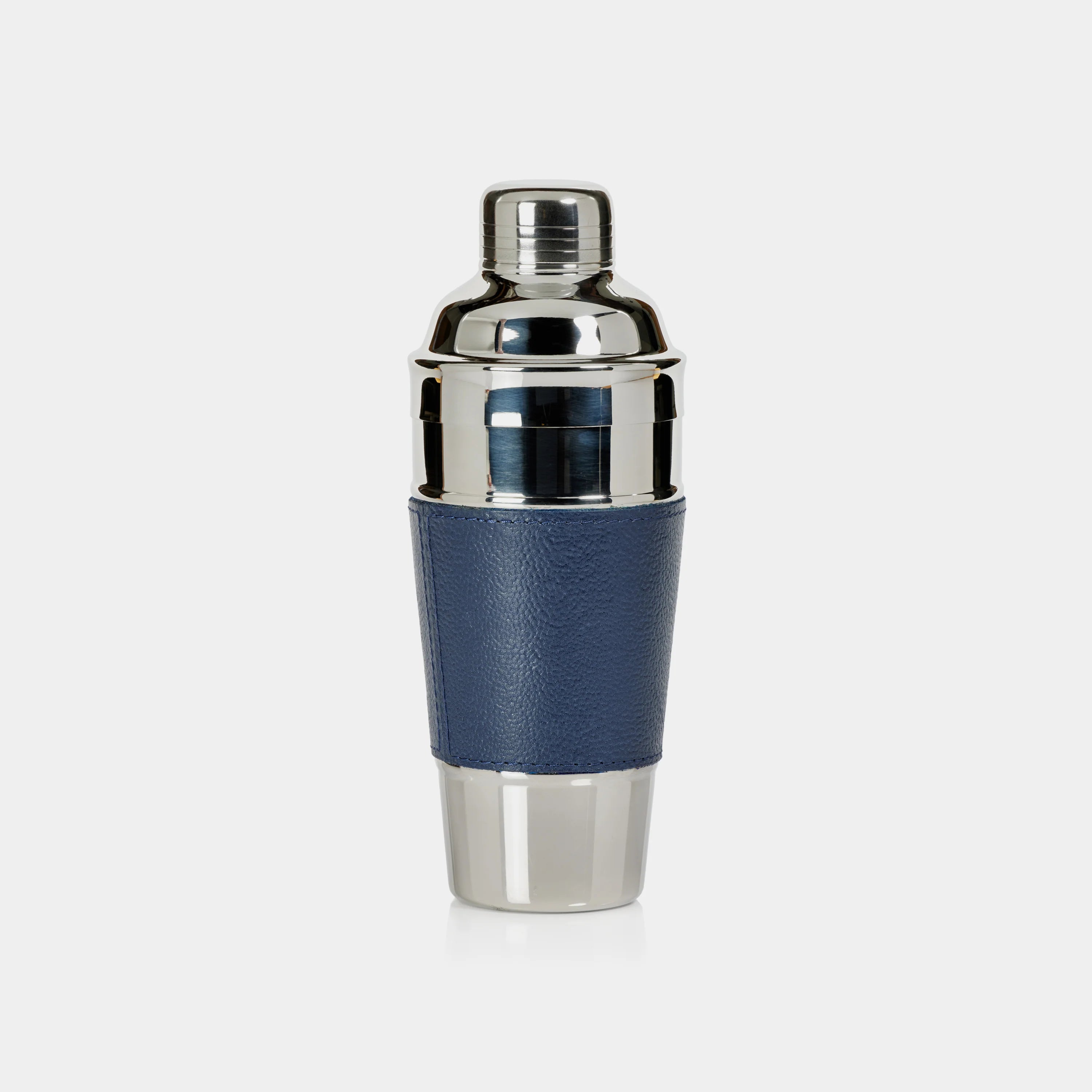 LAGUNA NICKEL & LEATHER COCKTAIL SHAKER