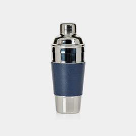LAGUNA NICKEL & LEATHER COCKTAIL SHAKER