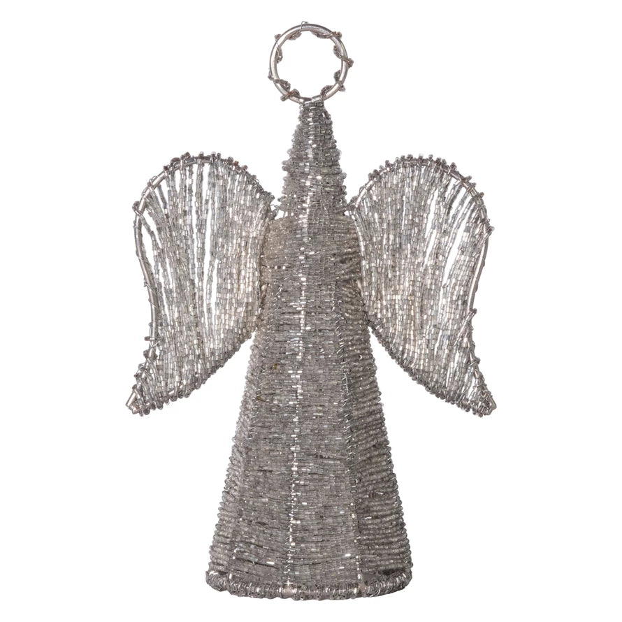 BEADED METAL ANGEL