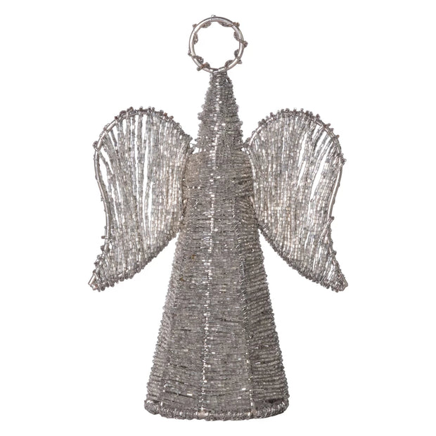 BEADED METAL ANGEL