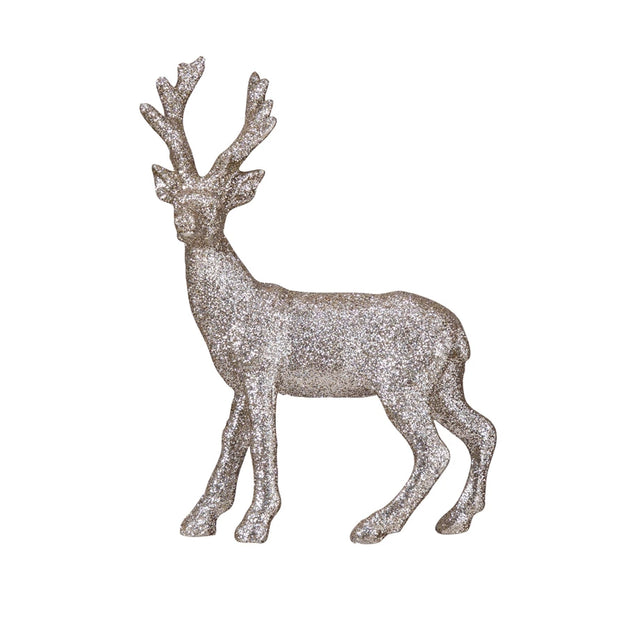RESIN BUCK W/ GLITTER