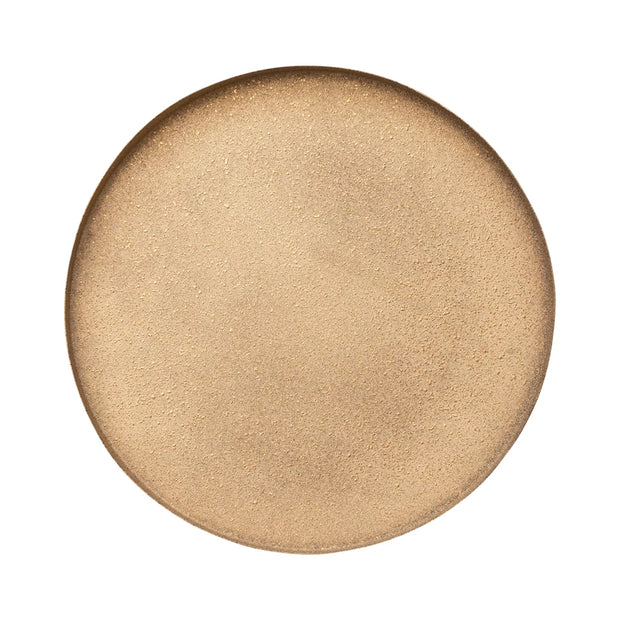 12'' ROUND DECORATIVE TEXTURED METAL TRAY