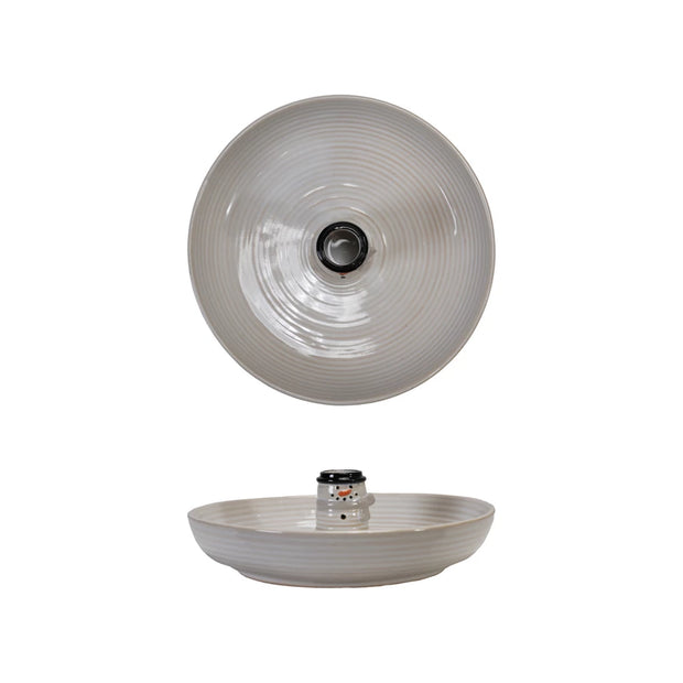 STONEWARE BOWL WITH SNOWMAN SHAPED TOOTHPICK HOLDER