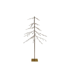 PRE - LIT PLASTIC TREE WITH PLUG & 96 LED LIGHTS KD