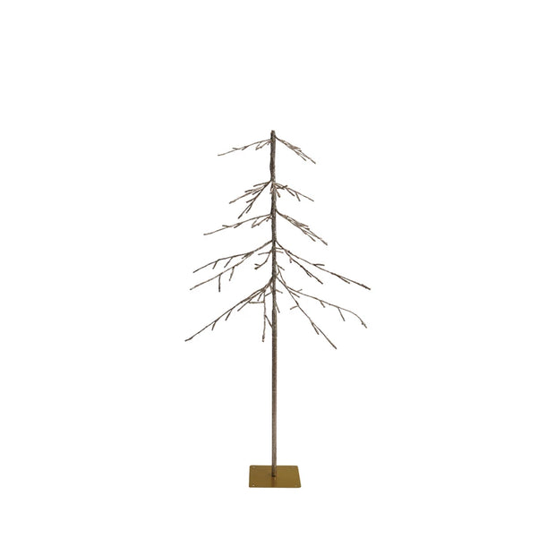 PRE - LIT PLASTIC TREE WITH PLUG & 96 LED LIGHTS KD