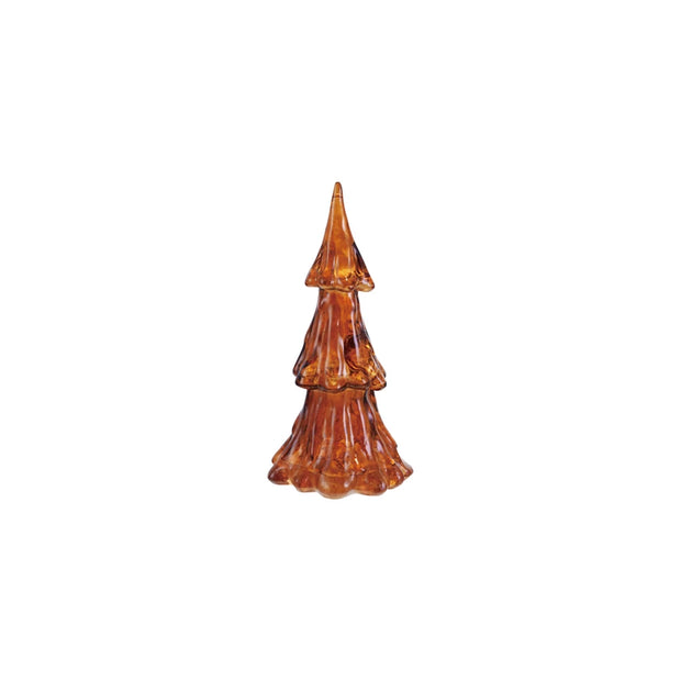 RESIN TREE WITH LED LIGHT - AMBER COLOR