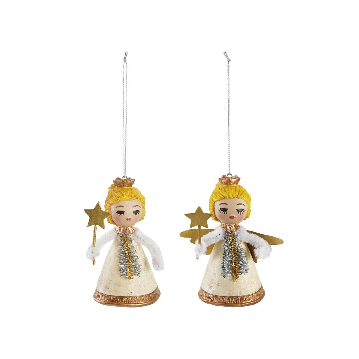 RESIN VINTAGE ANGEL ORNAMENT